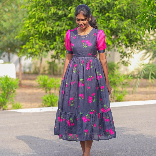 Bougainvillea dress