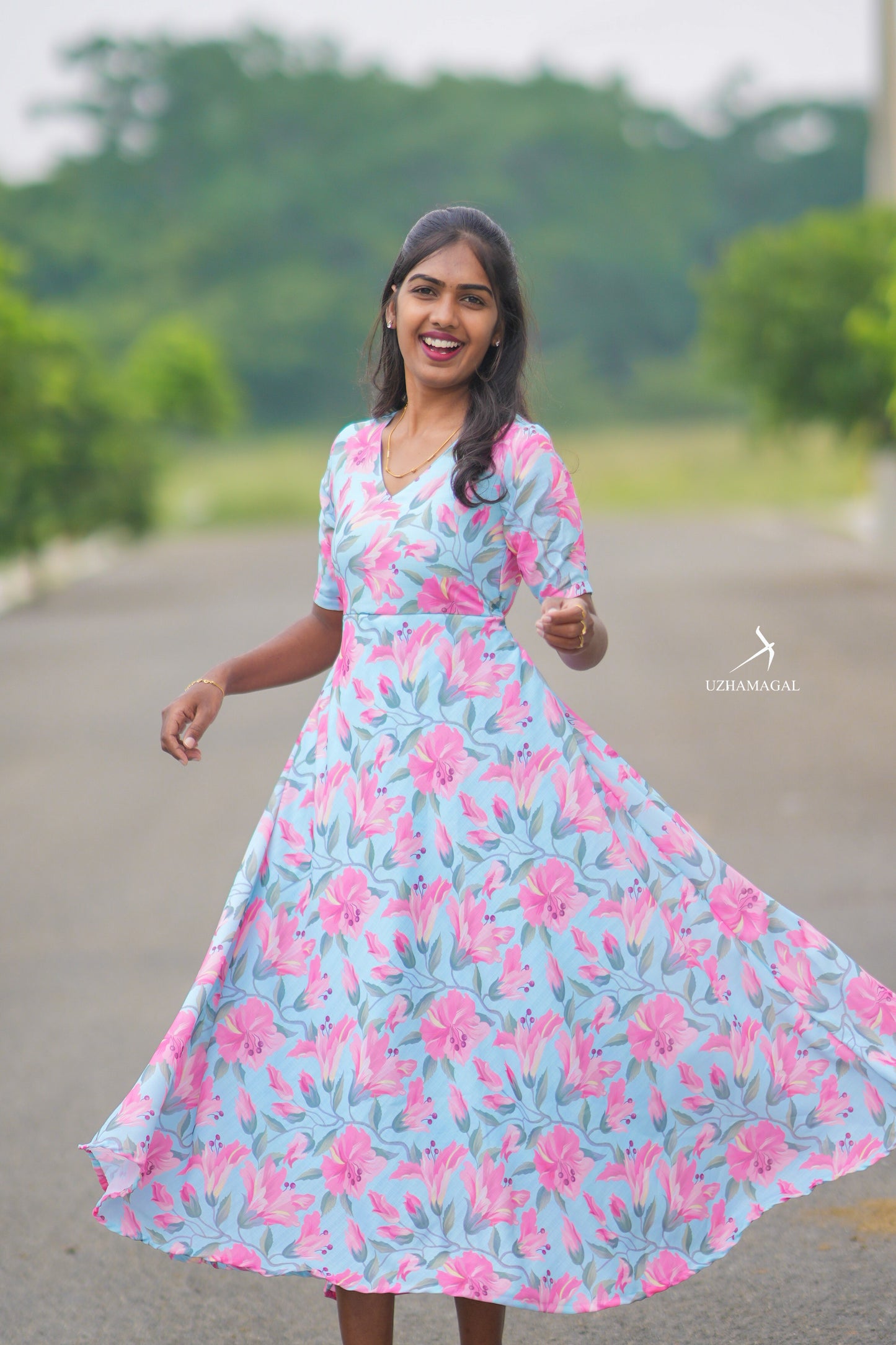 Dewy Florals Maxi