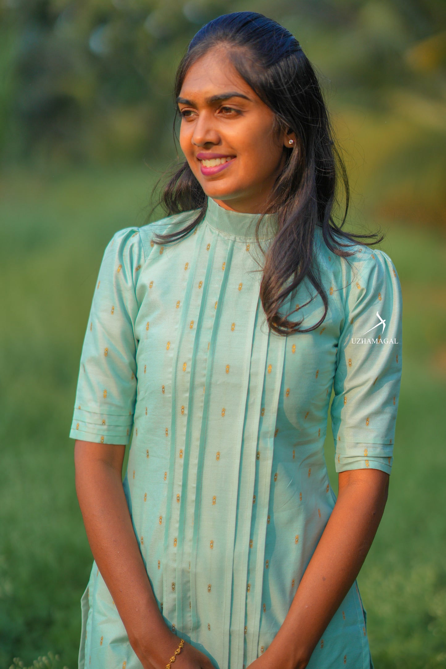 Blue Attire Kurti Set