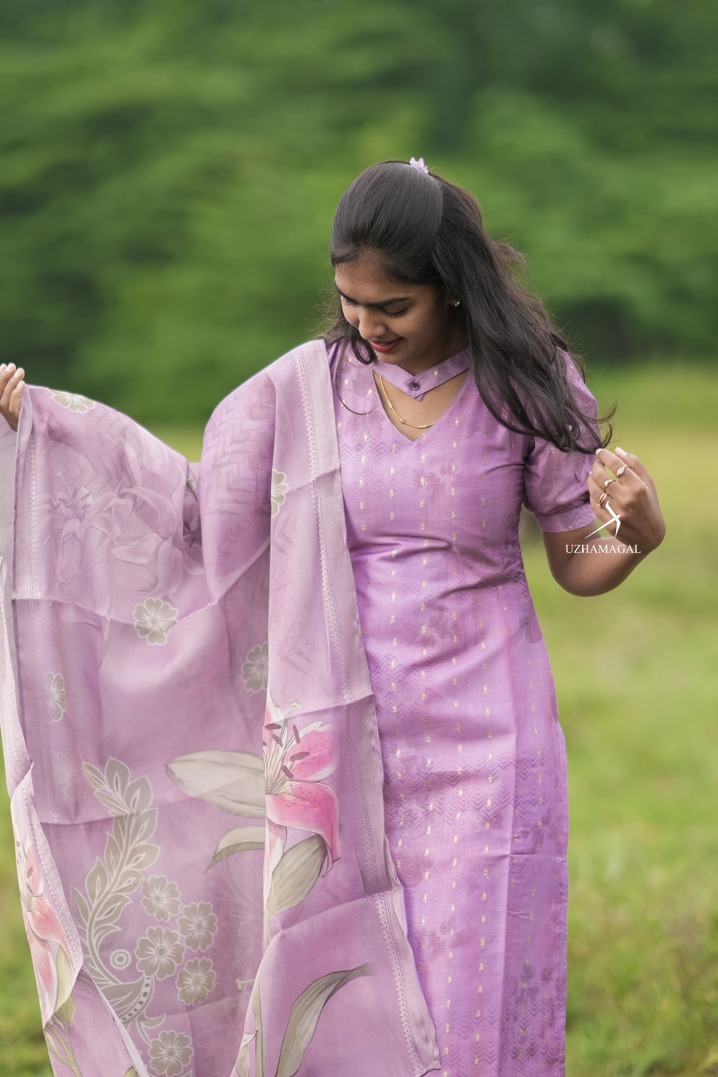 Purple Mist Kurti