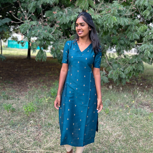 Peacock Neck kurti