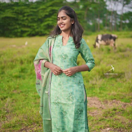 Green Mist Kurti