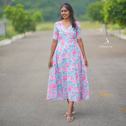 Dewy Florals Maxi