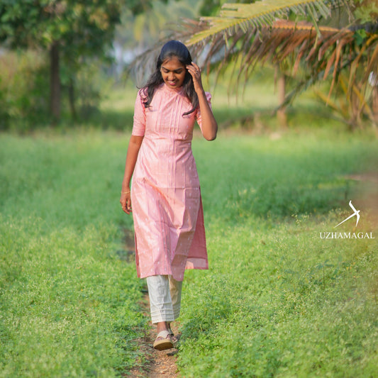 Pink Attire Kurti Set