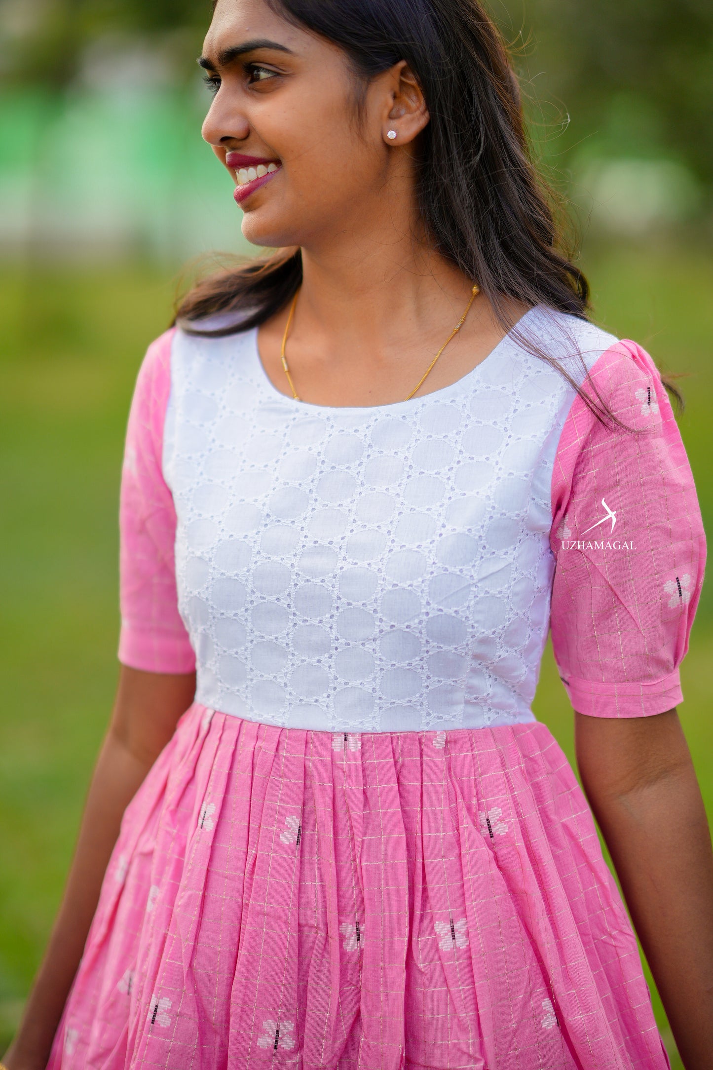 Butterfly pink dress